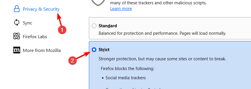 Strict Privacy