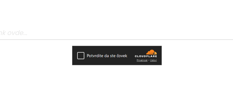 Potvrdite Da Ste Covek