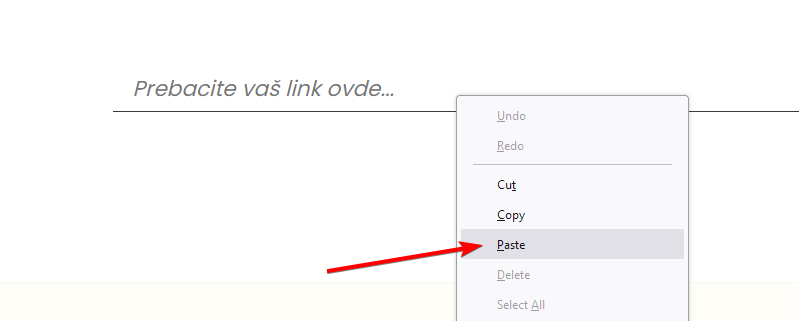 Paste Sacuvaj